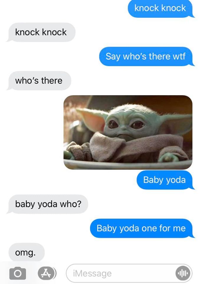 baby yoda joke image
